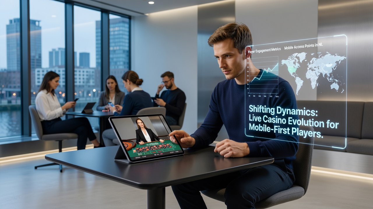 Live dealer interactie via mobiele app met Nederlandse spelers die real-time blackjack spelen